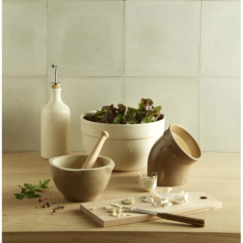 EMILE HENRY Moulin|Main à sel en Céramique Argile Ø 10cm