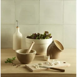 EMILE HENRY Moulin|Main à sel en Céramique Farine Ø 10cm