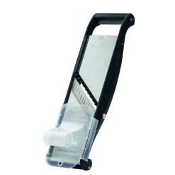 BRON-COUCKE Mandoline De Cuisine|Mandoline Inox Compact-PRO Basalte 2 peignes Effileurs Bron Coucke