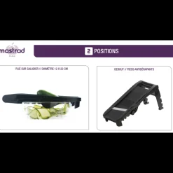 MASTRAD Mandoline De Cuisine|Mandoline Multi-râpes
