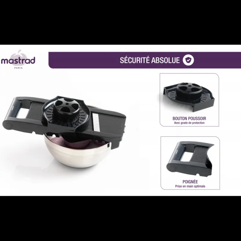 MASTRAD Mandoline De Cuisine|Mandoline Multi-râpes
