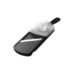 KYOCERA Mandoline De Cuisine|Mandoline Réglable Lame Céramique avec Protège Doigts Noire