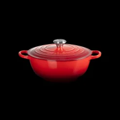 LE CREUSET Marmites|Marmite en fonte 26 cm Cerise Signature