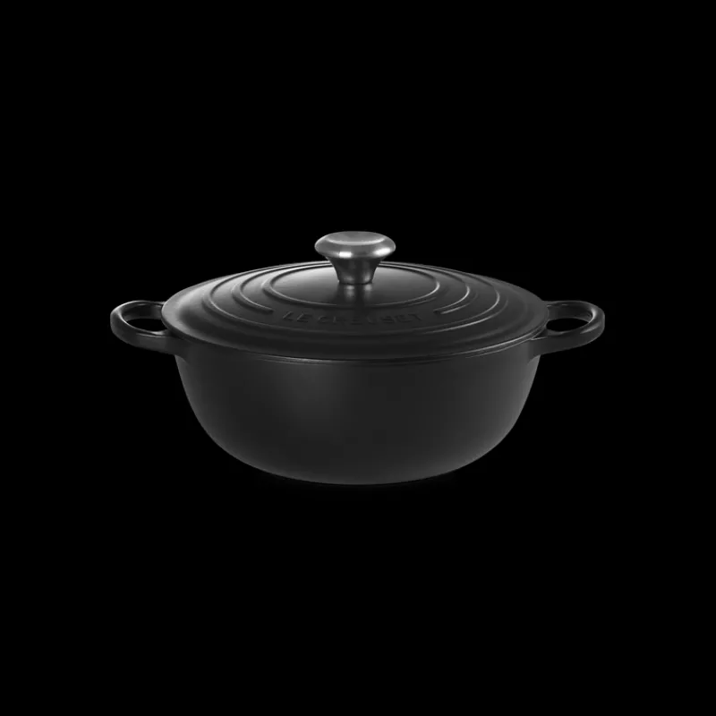 LE CREUSET Marmites|Marmite en fonte 26 cm Noir Mat Signature