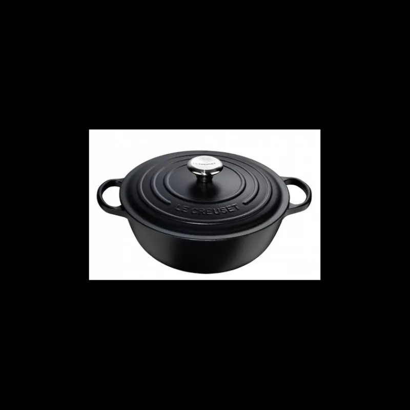 LE CREUSET Marmites|Marmite en fonte 26 cm Noir Mat Signature