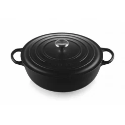 LE CREUSET Marmites|Marmite en Fonte 32 cm Noir Mat Signature