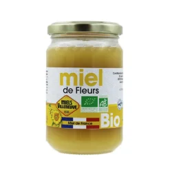 MIELS VILLENEUVE Produits Bio|Miel de Fleurs Bio 375 g