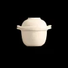 EMILE HENRY Servir, Présenter|Plat De Cuisson|Mini Cocotte Coquetier en Céramique Ø 14 cm Argile