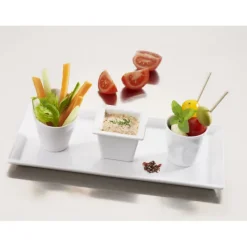 REVOL Servir, Présenter|Mini Cornet de Frites Blanc 5cl French Classique