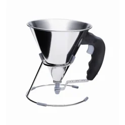 DE BUYER Entonnoir À Piston|Mini Entonnoir à Piston Inox Noir KWIK