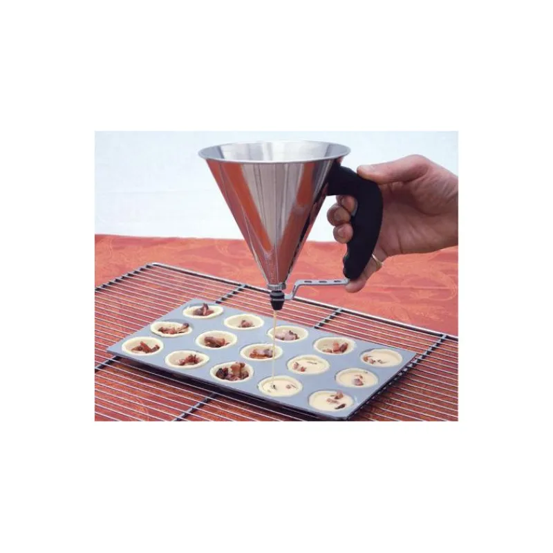 DE BUYER Entonnoir À Piston|Mini Entonnoir à Piston Vert Inox KWIK