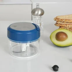 MASTRAD Presse Purée Et Moulin Légumes|Mini Hachoir Manuel 170 ml