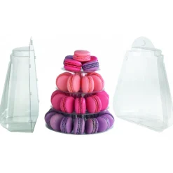 MALLARD FERRIERE Présentoirs Pour Gâteaux|Mini Pyramide à Macarons 4 plateaux