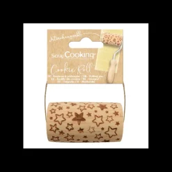 SCRAPCOOKING Ustensiles Pâtisserie|Mini Rouleau à Pâtisserie Empreinte Etoile 7 cm