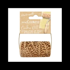 SCRAPCOOKING Ustensiles Pâtisserie|Mini Rouleau à Pâtisserie Empreinte Ondines 7 cm