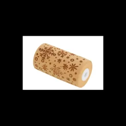 SCRAPCOOKING Ustensiles Pâtisserie|Mini Rouleau à Pâtisserie Empreinte Flocon 7 cm