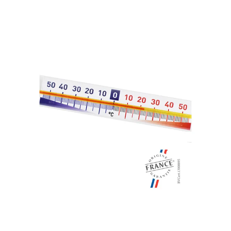ALLA FRANCE Thermomètre De Cuisine|Mini Thermomètre Horizontal en Verre