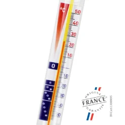 ALLA FRANCE Thermomètre De Cuisine|Mini Thermomètre Vertical en Verre