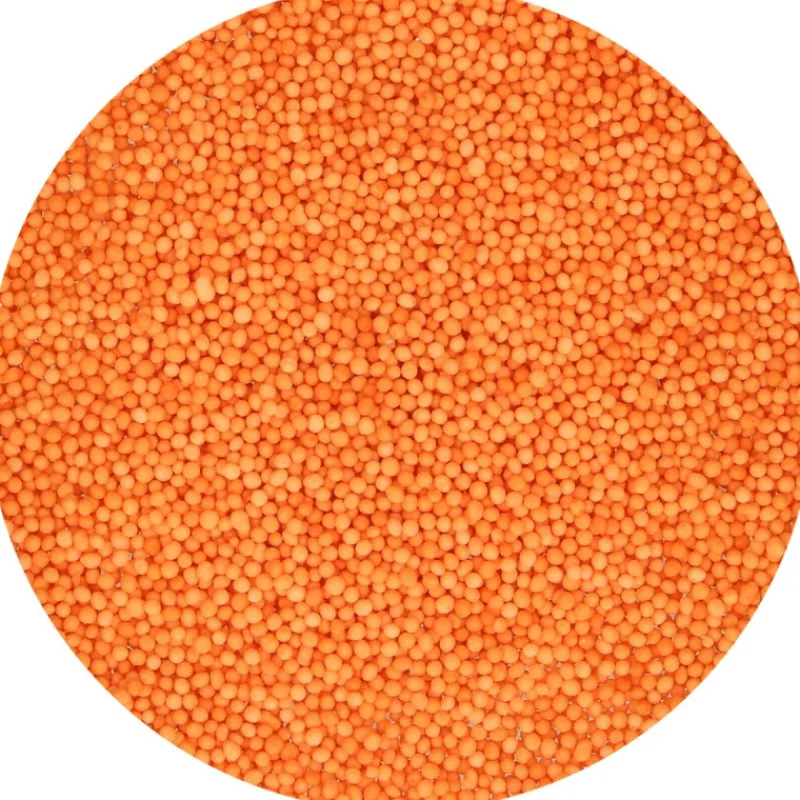 FUNCAKES Décoration Comestible|Mini-Billes Oranges 80 g