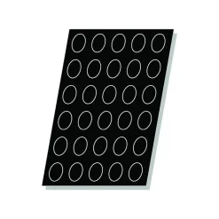 FLEXIPAN Moule Silicone|Mini-Savarins Ovales - Moule silicone