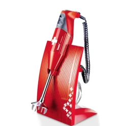 BAMIX Mixeur Plongeant|Mixeur Plongeant M200 SwissLine rouge/croix Suisse