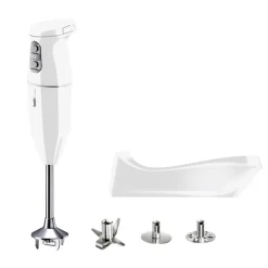 BAMIX Mixeur Plongeant|Mixeur Plongeant Sans Fil Cordless Blanc
