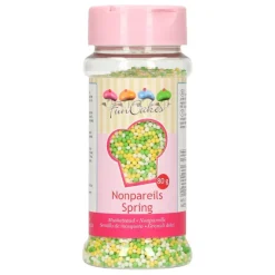 FUNCAKES Décoration Comestible|Mélange Mini-billes Printemps 80g