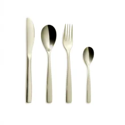 COMAS Couverts|Ménagère 24 pièces BCN COLORS Champagne Inox 18% 3 mm
