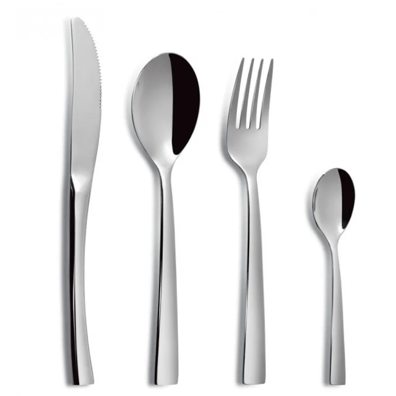 COMAS Couverts|Ménagère 24 pièces Madrid Inox 18% 3 mm