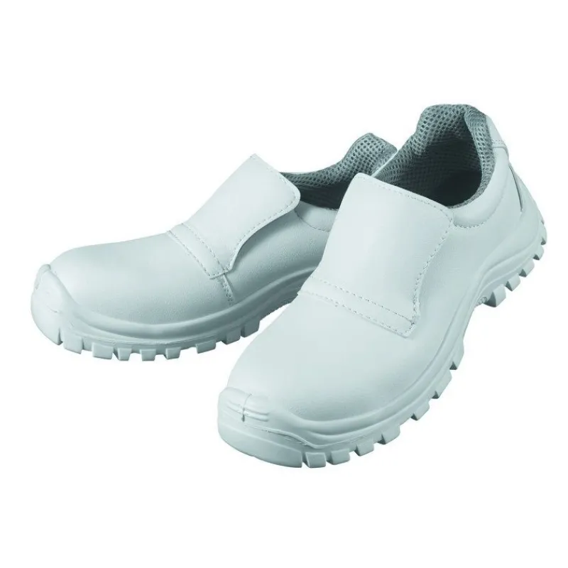 ROBUR Chaussures De Cuisine|Mocassins de Sécurité T.41 Blanc BONIX