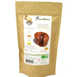 MIRONTAINE Produits Bio|Préparation Pâtisserie|Moelleux BIO au Chocolat et à l'Orange 240g