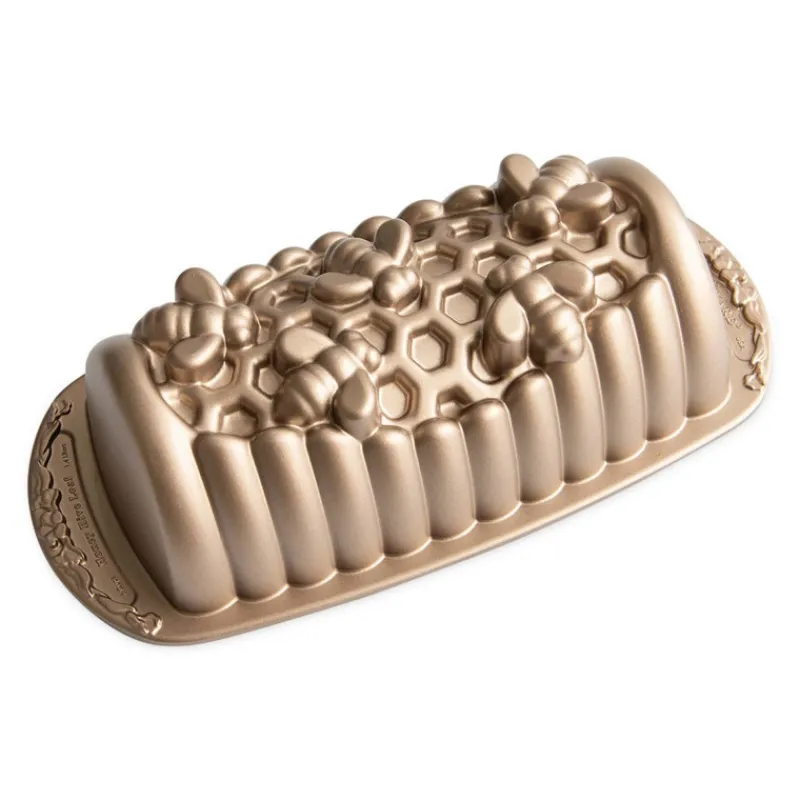NORDIC WARE Moule Anti-adhésif|Moules À Gâteaux|Moule à Cake Abeilles Toffee