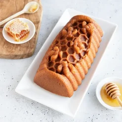 NORDIC WARE Moule Anti-adhésif|Moules À Gâteaux|Moule à Cake Abeilles Toffee