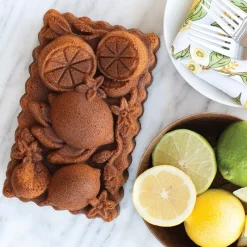 NORDIC WARE Moule Anti-adhésif|Moules À Gâteaux|Moule à Cake Citron Toffee