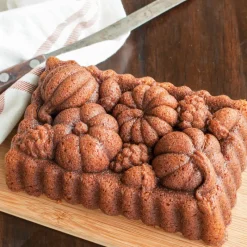 NORDIC WARE Moule Anti-adhésif|Moules À Gâteaux|Moule à Cake Citrouille Bronze