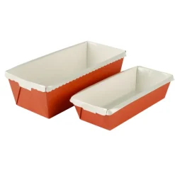 CUISINEADDICT Moules En Papier|Moule à Cake en Carton 16,5 x 6,5 cm Optima (x30)