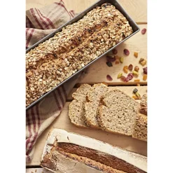 DE BUYER Moule Anti-adhésif|Moules À Gâteaux|Moule à Cake Plié Anti Adhésif 30 x 10,8 cm x H 7 cm