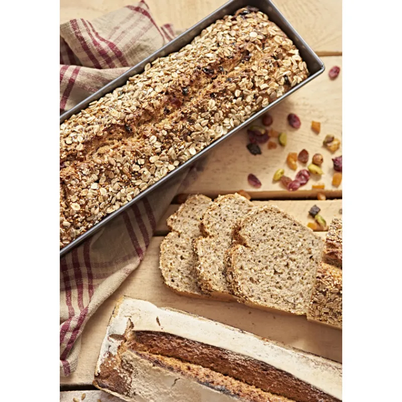 DE BUYER Moule Anti-adhésif|Moules À Gâteaux|Moule à Cake Plié Anti Adhésif 30 x 10,8 cm x H 7 cm