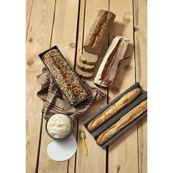 DE BUYER Moule Anti-adhésif|Moules À Gâteaux|Moule à Cake Plié Anti Adhésif 30 x 10,8 cm x H 7 cm