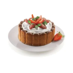 MALLARD FERRIERE Moule Silicone|Moule à Charlotte Silicone 180 mm x H 60 mm Silikomart