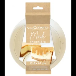 SCRAPCOOKING Moules À Gâteaux|Moule à Charnière Antiadhésif 18 cm