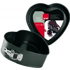 IBILI Moule Anti-adhésif|Moules À Gâteaux|Moule à Charnière Coeur 22 cm x H 7,5 cm