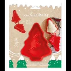 SCRAPCOOKING Moules À Gâteaux|Moule à Chausson Sapin 11,3 cm