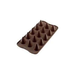 EASY CHOC Moules À Chocolat|Moule Silicone|Moule à Chocolat 15 Cônes - Silicone Spécial Chocolat