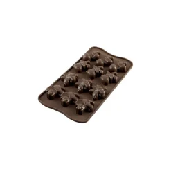 EASY CHOC Moules À Chocolat|Moule Silicone|Moule à Chocolat 12 Dinosaures - Silicone Spécial Chocolat