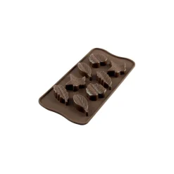 EASY CHOC Moules À Chocolat|Moule Silicone|Moule à Chocolat 8 Feuilles - Silicone Spécial Chocolat