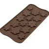 SILIKOMART Moules À Chocolat|Moule Silicone|Moule à Chocolat 14 Flocons Easy Choc - Silicone Spécial Chocolat