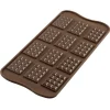 EASY CHOC Moules À Chocolat|Moule Silicone|Moule à Chocolat 12 Mini Tablettes - Silicone Spécial Chocolat