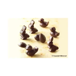 EASY CHOC Moules À Chocolat|Moule Silicone|Moule à Chocolat 14 Sujets de Pâques - Silicone Spécial Chocolat