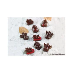 SILIKOMART Moules À Chocolat|Moule Silicone|Moule à Chocolat 15 Sujets Noël Easy Choc - Silicone Spécial Chocolat